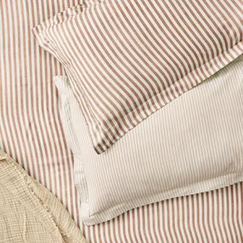 Yard Yard Set 2x Pecan Hebden Melange Baumwollkissenbezüge