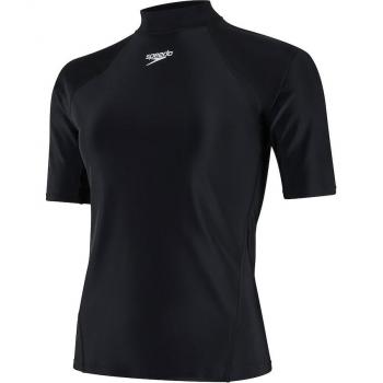 Speedo Damen Surfshirt Schwarz/Weiß