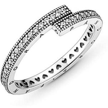 Bague Chevauchante Scintillante en Argent 925