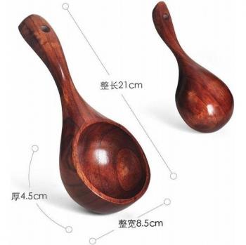 Handgemaakte Houten Soeplepel