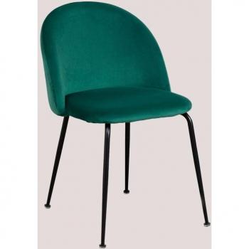 Pacco Sklum 4 Sedie – Design Verde Jungle in Velluto