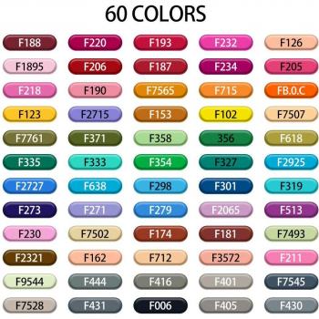 80 Dual Tip Alcohol Ink Marker Pens Set