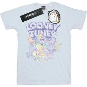T‑shirt enfant Looney Tunes Girls Rainbow Friends couleur unie