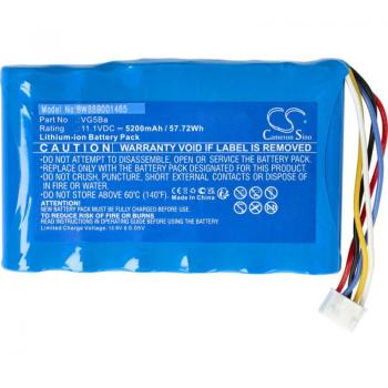 Remplacement de batterie pour enceintes portatives VG5Ba – 5200 mAh, 11,1 V, Li‑ion