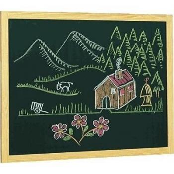 PIZARRA VERDE MARCO FIBRA 100x127 cm FAIBO 403-3IND