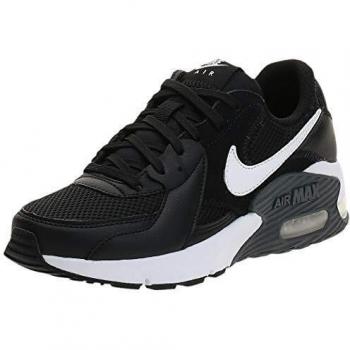 Nike Damen Sneaker Air Max Excee, Schwarz/Weiß/Dunkelgrau, 42 EU