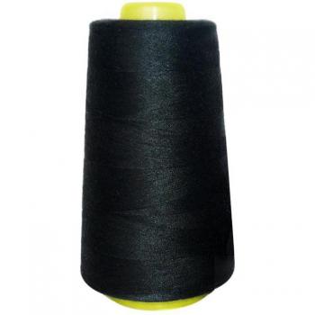 3000 Yards Serger Overlock Thread Cone for Upholstery Drapery (Red, Black, White)