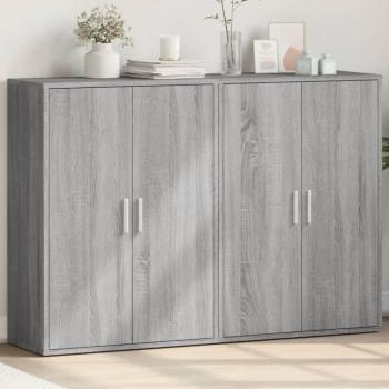 2-Piece Grey Sonoma Sideboard Set