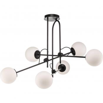 Luz Negra Kabo – Plafón 6‑Spot EMIBIG