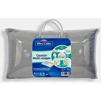 Coussin Multi-Usages à Mémoire de Forme, Gris, 42x23 cm