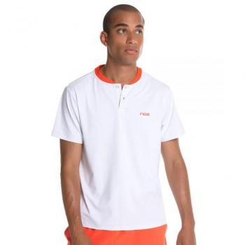 Vêtement polo à manches courtes Nox Team couleur blanche 2XL Homme