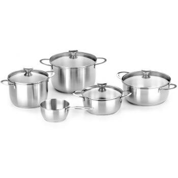 BRA A399908 Set di pentole in acciaio inox 18/10 5 pz