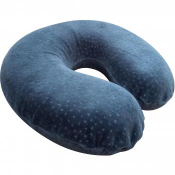 Coussin de voyage cervical 28x28cm en mousse à mémoire Pikolin Home