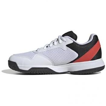 Adidas Kinder Tennisschuhe Courtflash weiß Größe 36 2/3