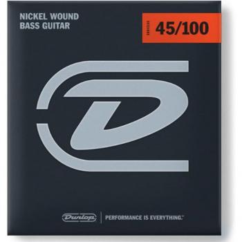 Dunlop Medium Light Wound Bass Strings .045-.100