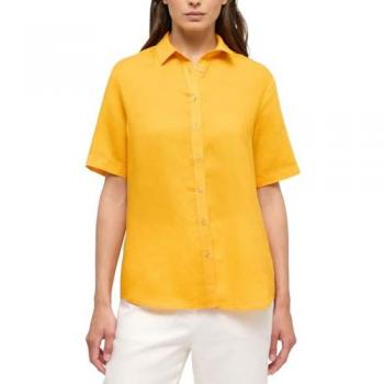 Eterna Hemdbluse orange, Damen, Regular Fit, Gr. 36