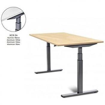 MESA DE ROCADA ELÉCTRICA 160X80CM COLOR BLANCO REGULABLE EN ALTURA
