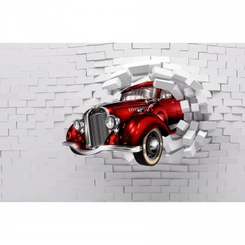 3D Abstrakte Oldtimer Fototapete von Papermoon