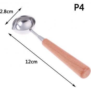 Cuillère en bois pour scrapbooking et cire à cacheter