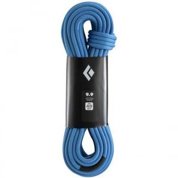 Black Diamond Gym 9.9mm Climbing Rope, Length: 40 m, Color: Dual Blue, Impact Force: 8.4 kN, Weight: 2.3 oz, Model Number: BD323040DUBL040