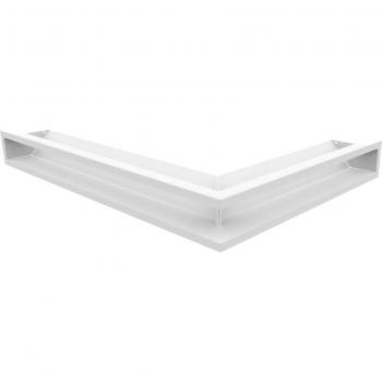 Grille d'Aération KRATKI Coin Gauche 76,6x54,7x9 Blanc