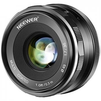 Neewer 35mm F/1.7 Large Aperture HD MC Manual Prime Fixed Lens APS-C