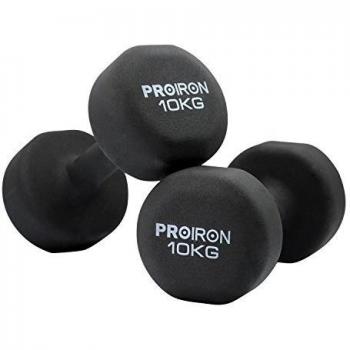 PROIRON Neoprene Dumbbell Weights Pair for Women 2 x 5KG
