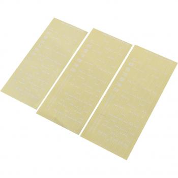 White Erhu Fingering Stickers