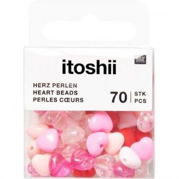 Rosa Herzperlen von itoshii