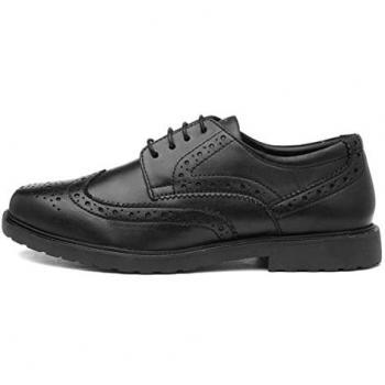 Hush Puppies Verity Women's Black Brogue School Shoes