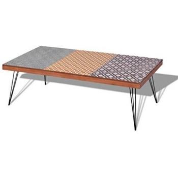 VidaXL Tavolo da Salotto 120x60x38 cm Marrone