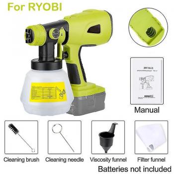 Pistolet de peinture électrique 800ml 18V pour revêtement en acier