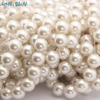 Perles en vrac ivoire pour création de bijoux