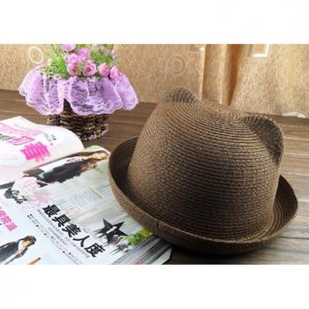 Cat and Bunny Ear Wide Brim Hat for Women
