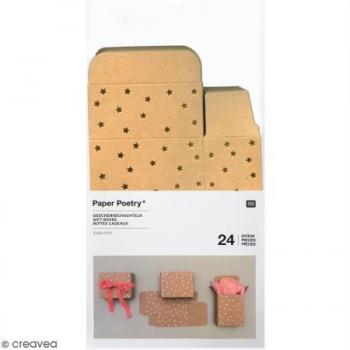 Calendario dell'Avvento Gold in Cartoncino