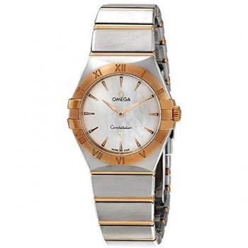 Omega Constellation Manhattan 28mm Watch for Ladies in Steel and 18kt Yellow Gold (131.20.28.60.05.002)