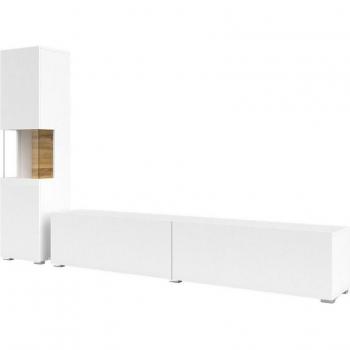 Soggiorno Revmiru 105 in Bianco e Quercia