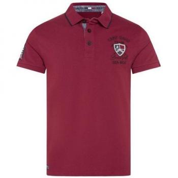 Lässiges Poloshirt CAMP DAVID in Rot