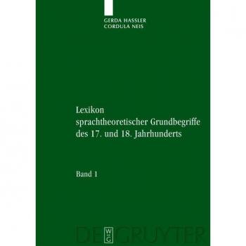 Vitalsource Technologies, Inc. Lexikon sprachtheoretischer Grundbegriffe des 17. und 18. Jahrhunderts