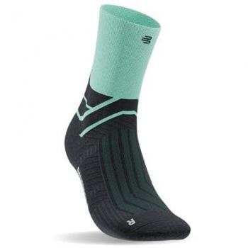 Mid-Calf Bauerfeind Running Socks, Women’s Turquoise, Size 43-46