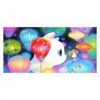 Schwieriges Katzenpuzzle 31x59 cm
