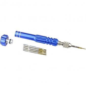 QPTools Pro‑Set 5‑en‑1 – Tournevis Aluminés, Précision Mobile