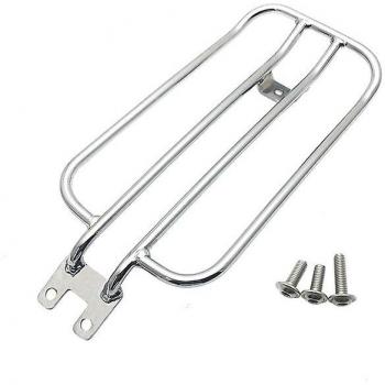 Accessoire moto Carrep R18 : support rack porte-bagages pour siège arrière BMW R18 2020‑22 – couleur chrome