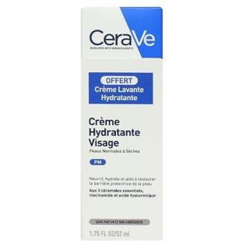 CeraVe Duo Hydratant Visage & Gel Nettoyant (Peaux Normales à Sèches)