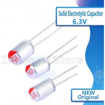 10-Piece 6.3V Electrolytic Capacitor Variety Pack (100uF, 220uF, 330uF, 470uF, 560uF, 820uF, 1000uF)