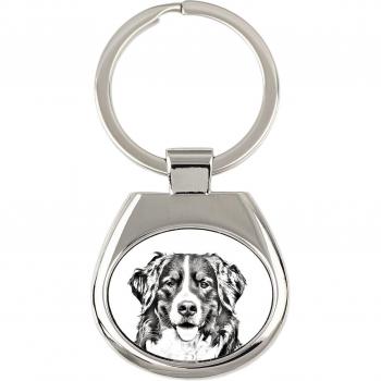 Porte-clés Berner Sennenhund argenté