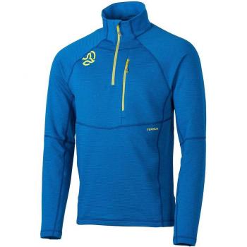 Sudadera Ternua Momhill Cuello Redondo Media Cremallera Azul