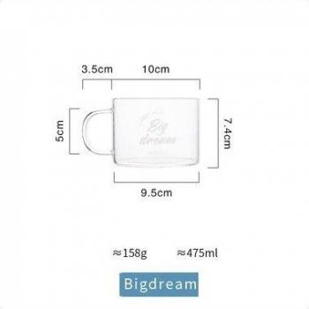 OUSSIRRO Large Double Layer Coffee Cup