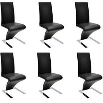 VidaXL Sillas de salón de cuero artificial multicolor