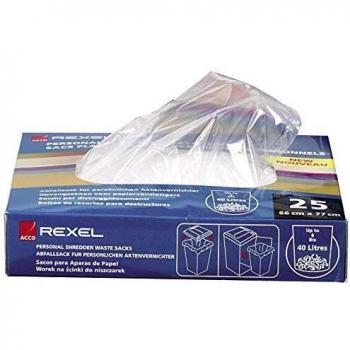 Sacchetti di plastica per distruggidocumenti Rexel AS 115 L conf. da 100